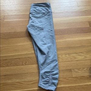 Grey capris length Prana leggings